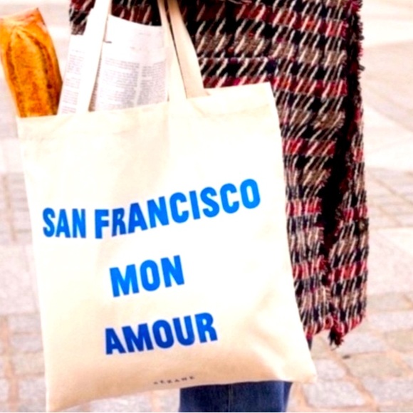 Sezane Handbags - Sezane NWOT San Francisco Mon Amour Tote